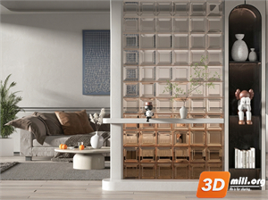 Folding screen Skp Files 